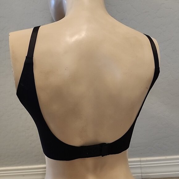 Soma Bra 32DD Vanishing Back Full Coverage Black Underwire - Picture 2 of 3